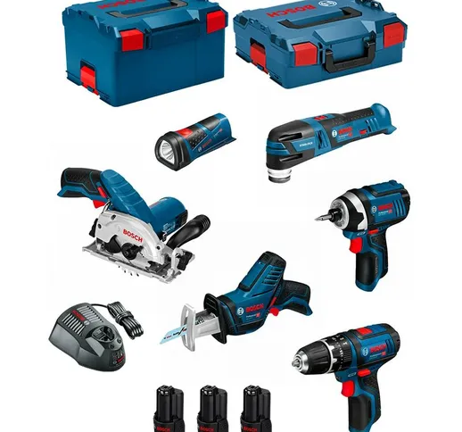 BOSCH Kit 12V BMK6-28BD3 (GSB 12V-15+GDR 12V-105+GKS 12V-26+GOP 12V-28+GSA 12V-14+GLI 12V-...