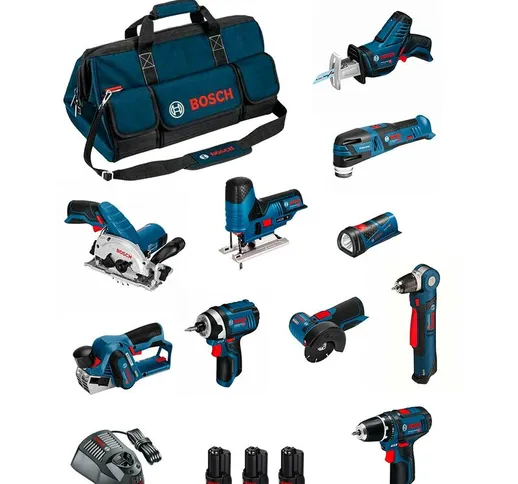 BOSCH Kit BMKB10-28DD3 (GSR12V-15+GDR12V-105+GKS12V-26+GWS12V-76+GST12V-70+GOP12V-28+GSA12...