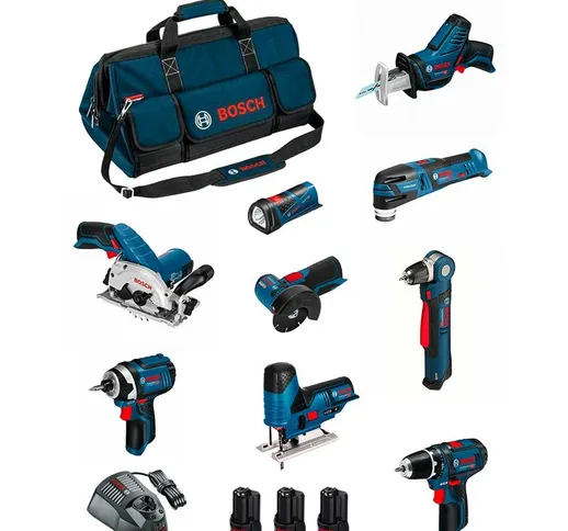 BOSCH Kit BMKB9-28BD3 (GSR12V-15+GDR12V-105+GKS12V-26+GWS12V-76+GST12V-70+GOP12V-28+GSA12V...