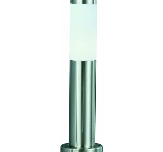 Lampada per Esterno Acc.Inox Cilindro Vetro Opale 1X60W E27 230V Art. 3158