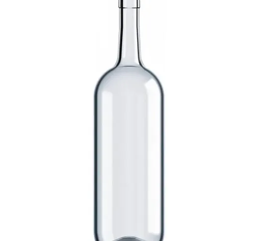Gruppo Vetro Somma - Bottiglia in vetro per vino Bordolese Verona con imboccatura a tappo...