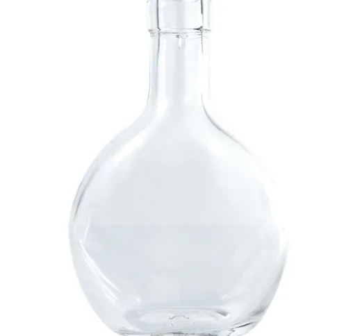 Bottiglia per distillati e liquori in vetro modello 'Anforif' da 200 mL -Confezione da 120...