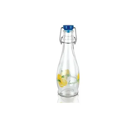 Decover Sr - bottiglia per limoncello 350 ml in vetro con tappo a chiusura ermetica