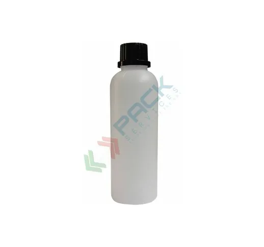 Pack Services - Bottiglia in plastica (PE) economica, cilindrica a collo stretto, capacità...