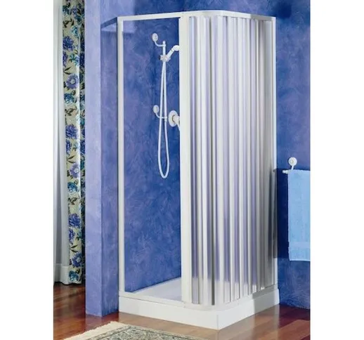 Box doccia con porta a soffietto in pvc > 90x90 cm