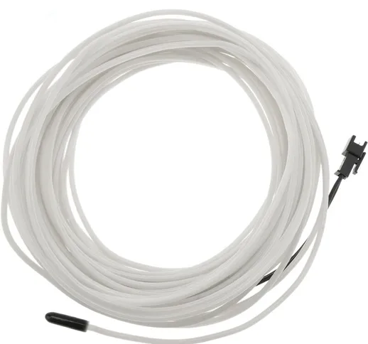 Cavo elettroluminescente 5.0mm con alimentazione bianco-blu 10 metri - Cablemarkt