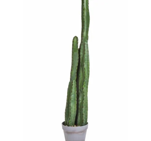 Giordanoshop - Cactus Artificiale Colonna a 3 Diramazioni Altezza 99 cm Verde