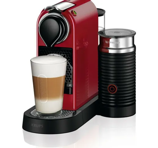 Caffettiera automatica nespresso 19 bar rossa - yy4116fd 