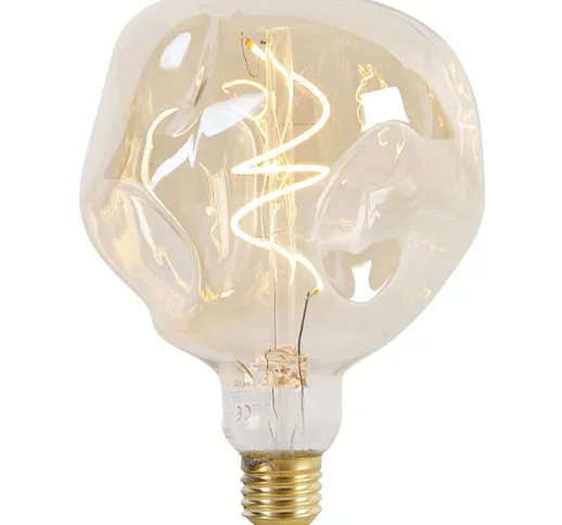  Lampada LED E27 dimmerabile G125 oro 4W 150 lm 1800K