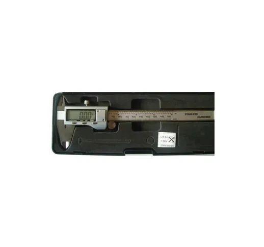  - calibro digitale lcd acciaio professionale da 0 150 mm in acciaio valigetta nera