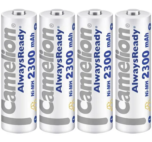 AlwaysReady Batteria ricaricabile Stilo (AA) NiMH 2300 mAh 1.2 V 4 pz. - 