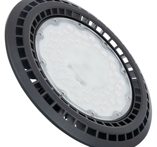 Campana LED Industriale UFO Solid Slim 200W 120lm/W Bianco 6000K 90 º - Bianco 6000K $90 º