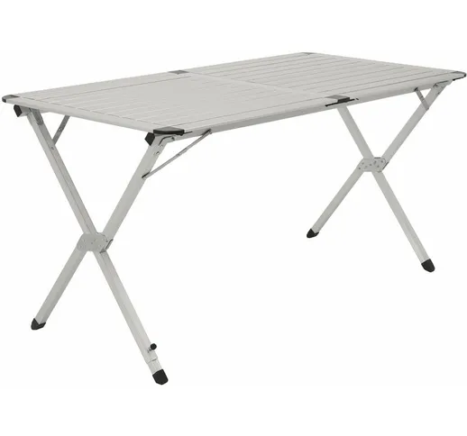 Campfeuer - Tavolo da campeggio in alluminio per 4 persone 140 x 70 x 70 cm pieghevole