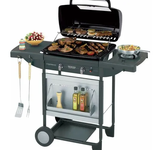  - Texas Revolution Grill Barbecue a Gas, Argento Grigio Antracite, ‎80 x 33.5 x 40 cm 29....