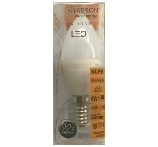 Starton - Candela Led Professionale Candela Led Professionale 6W E-14 6400K