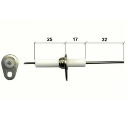 Candeletta accensione per barbecue e caldaia altezza 42mm