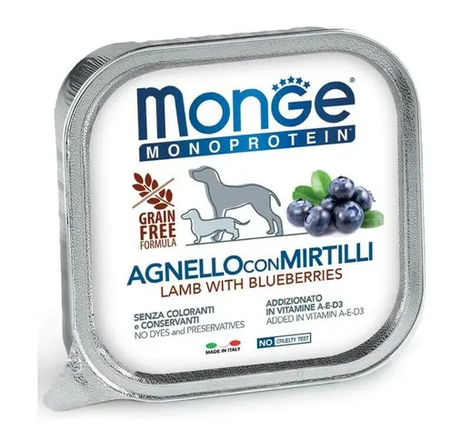 Cane - Agnello & Mirtilli Special Fruits 150 gr - Monge