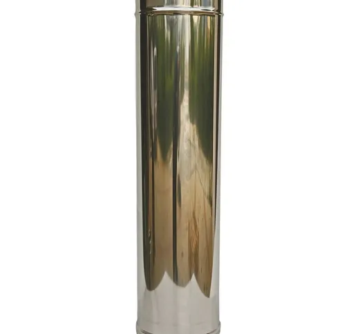 Tecnometal - Canna fumaria - tubo acciaio inox per scarico fumi diametro (mm): 280 altezza...