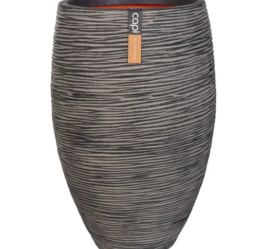 Vaso Nature Rib Elegant Deluxe 45x72 cm Antracite - Antracite - Capi