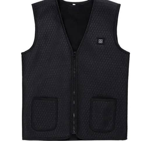 Happyshopping - Carica gilet riscaldato intelligente gilet a temperatura costante abbiglia...