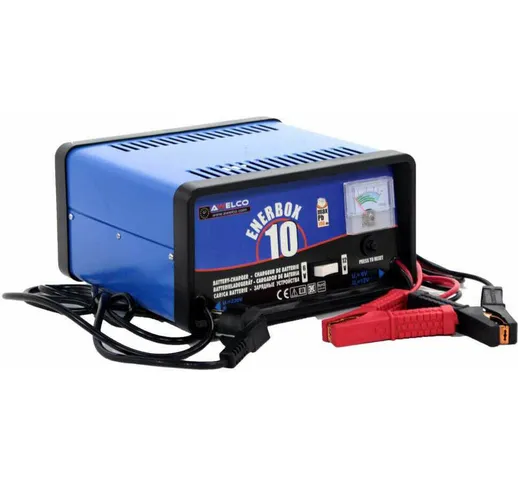 Caricabatterie carica batteria ENERBOX10 awelco 12V 6V ricarica auto moto 150