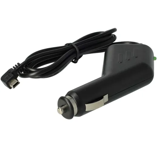 Vhbw - Caricabatterie da auto (1A) con Mini-USB per Arival A-Rival NAV-PNC 70, NAV-PNC 50,...