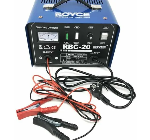 Caricabatterie Per Auto Camper 12 24 V Ricarica Carica Batteria 90 180 Ah 20 Amp