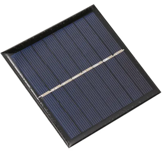 Asupermall - Caricatore solare 1W / 4V per batteria epossidica policristallina ricaricabil...