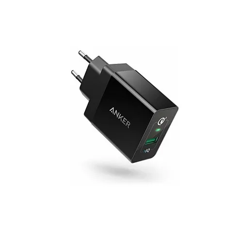  - Caricatore USB da Parete Con Tecnologie Quick Charge 3.0 e PowerIQ per Smartphone vari...