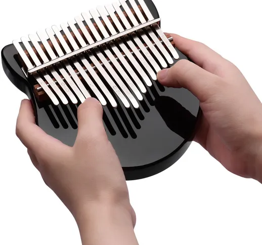 Carino a forma di volpe con 17 tasti Kalimba Thumb Piano Materiale acrilico con borsa per...