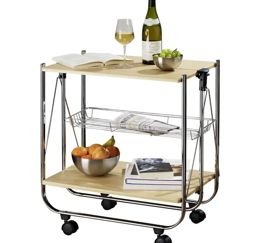 Carrello cucina e portavivande Dinett Acero