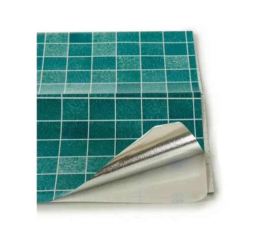 Bigbuy Home - Carta adesiva Quadrati Mantovana 5 (60 x 90 x 1 cm)