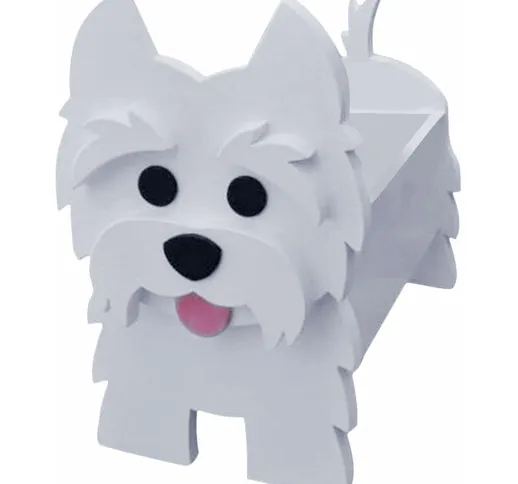 Tancyco - Cartoon Animals Simpatico cane a forma di pianta in vaso da giardino decorato fi...