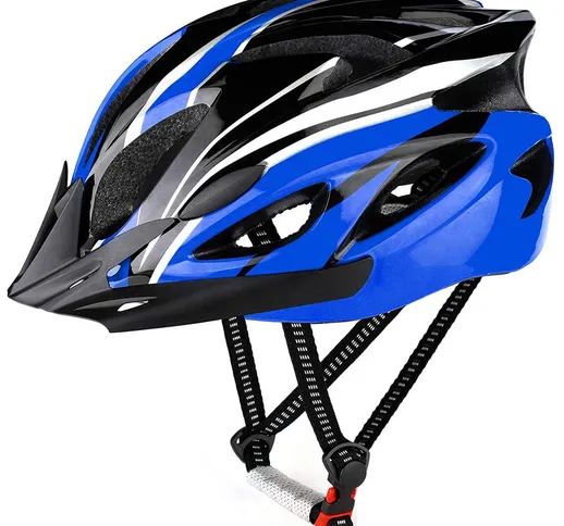 Casco da bicicletta per adulti uomo donna, corpo in EPS + guscio PC, casco da mountain bik...