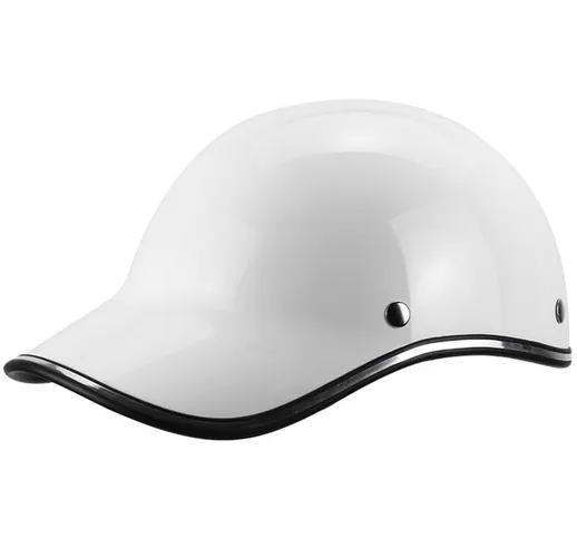 Asupermall - Casco da moto Casco da baseball per bici da bicicletta Casco mezzo per uomo D...