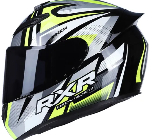 Casco moto integrale Rapid Street Casco Unisex adulto Cool Rider Equipment Four Seasons Ne...