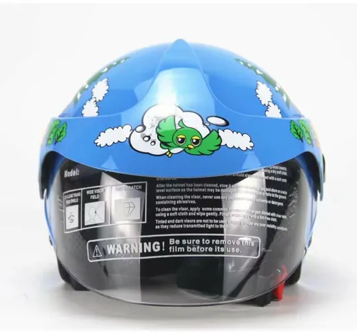 Casco per bambini, bici, bicicletta elettrica, mezzo casco, casco per bambini uomini e don...