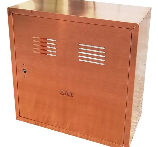 Cassetta cassonetto contenitore rame per contatore gas, scegli se h 70 x l 45 x p 25cm