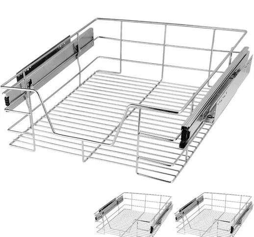  - Cestello Estraibile Cassetto Telescopico Sottolavello da Cucina oer Mobili con l: 30cm...