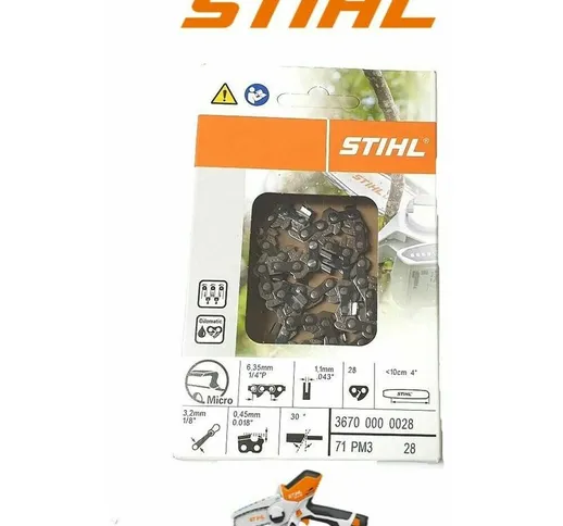 Catena Speciale Stihl Per Potatore Gta26 36700000028 28 Maglie 1/4 1,1 Mm