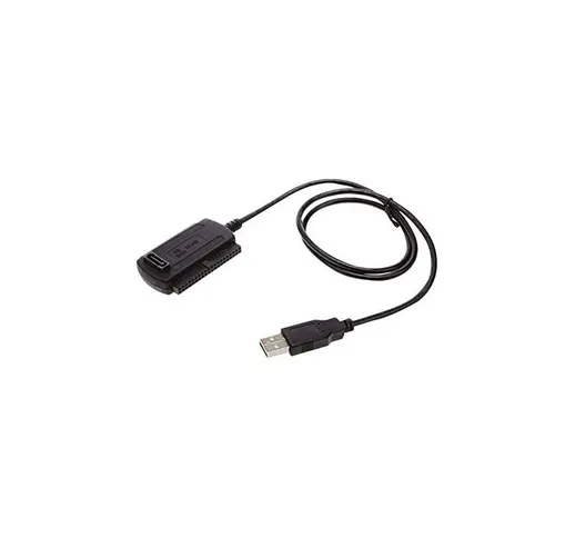 Cavo adattatore usb 2.0 a ide sata appc08 supporto 2xhdd colore nero - Approx