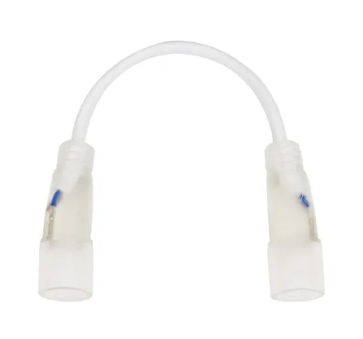 Ledkia - Cavo Connettore per Striscia LED Neon Circolare 360 Flessibile Monocolore Bianco