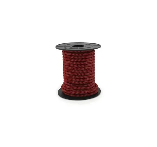 Cavo elettrico tessile 10 metri 2x0,75 mm rosso / nero 3902989 - 
