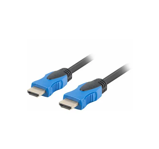 Cavo Hdmi maschio/maschio v2.0 cu 4k 1m nero - Lanberg