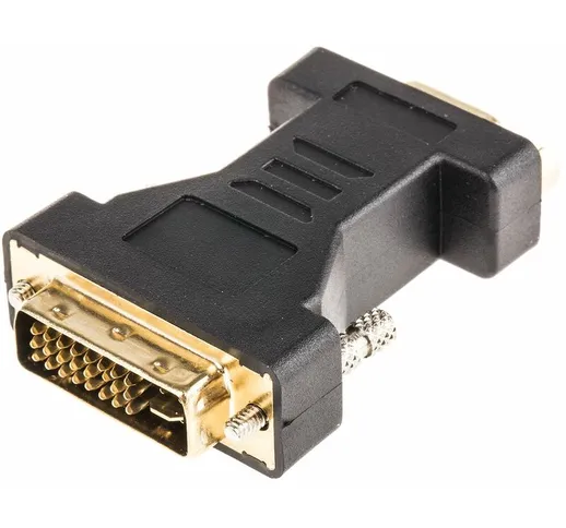 Adattatore d'interfaccia da DVI-I Maschio a D-sub, 15-Pin (VGA) Femmina 