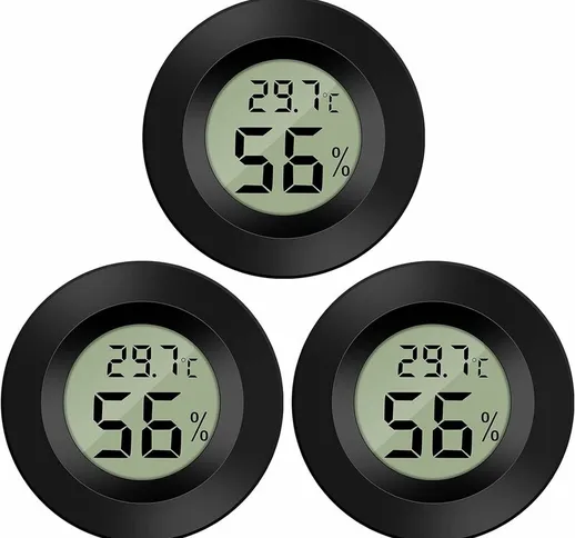 Colnk - Mini Digital lcd Termometro Igrometro Temperatura Umidità -5070℃Termometro portati...