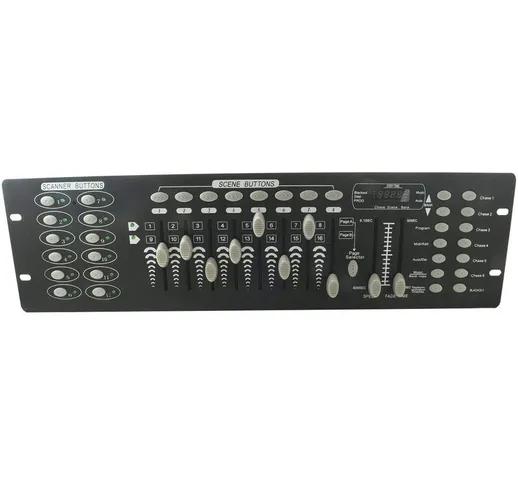 Centralina dmx mixer controller luci disco effetti dj 192 canali dmx 512