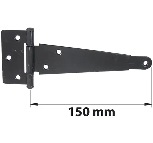 Cerniera inglese con asse in composito l. 150 mm acciaio nero opaco Afbat