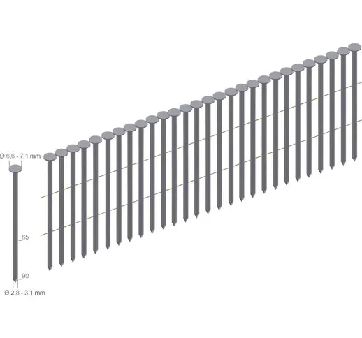 Chiodo coil 3600 pz. Prebena CNW31/90BK