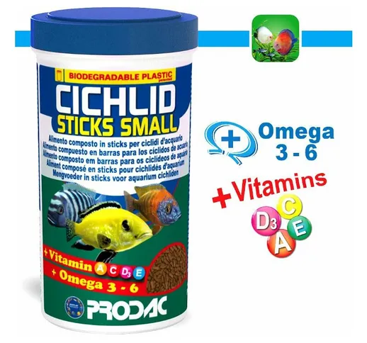 Cichlid sticks small 250 ml
